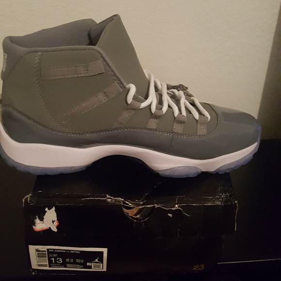Air Jordan 11\'s Retro sz12 All Gray Brand New